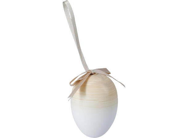 Påskeegg naturfarger 6cm 12stk Polystyren 