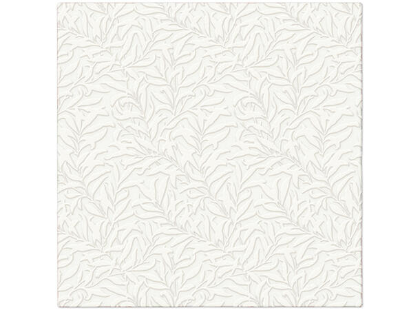 Serviett Inspiration Floral Hvit Lunsjserviett 20 stk 3-lags 33x33cm 