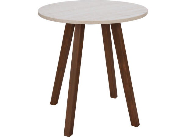 Sidebord MDF/furu m/marmordekor 35x38cm 