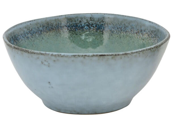 Skål gråblå keramikk 16,5x16,5x7,5cm Volum: 1,02 l. Oppvaskmaskin og mikro 