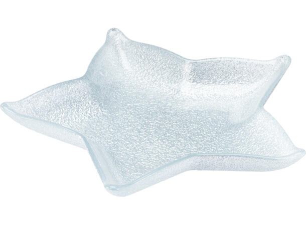 Skål stjerne d:21cm 4ass farger Forpakning: 8stk Vekt:320gram 