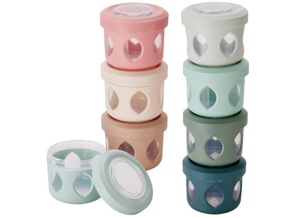 Snackboks sett m/4stk PP/TPE 2ass 115 ml pr. boks, assortert 