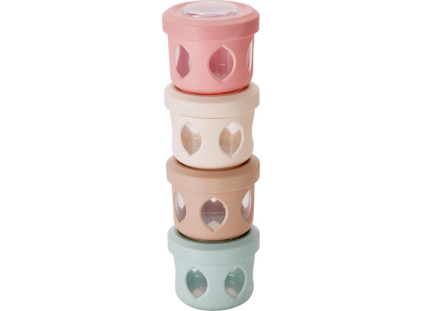 Snackboks sett m/4stk PP/TPE 2ass 115 ml pr. boks, assortert 