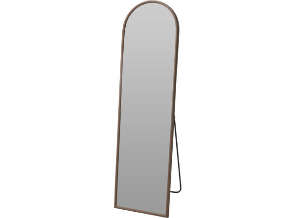 Speil buet gulv mørk brun 160cm Glass og metall 