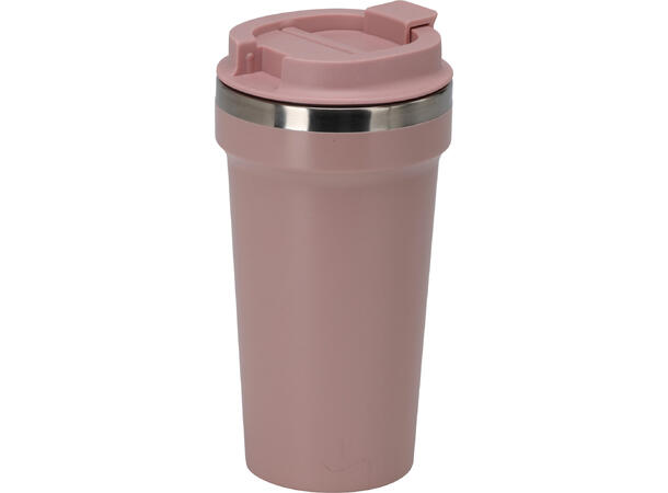 Termokopp m/lokk 0,5L h:17cm 4ass Vekt:188gram Krem,grønn,nude,koksgrå 