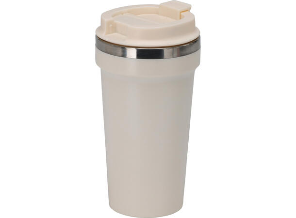 Termokopp m/lokk 0,5L h:17cm 4ass Vekt:188gram Krem,grønn,nude,koksgrå 