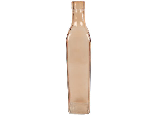 Vase grønn/amber/grå glass 6x26,5cm 3ass 