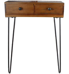 Veggbord resirkulert tre 56x20x76cm Forpk 2stk