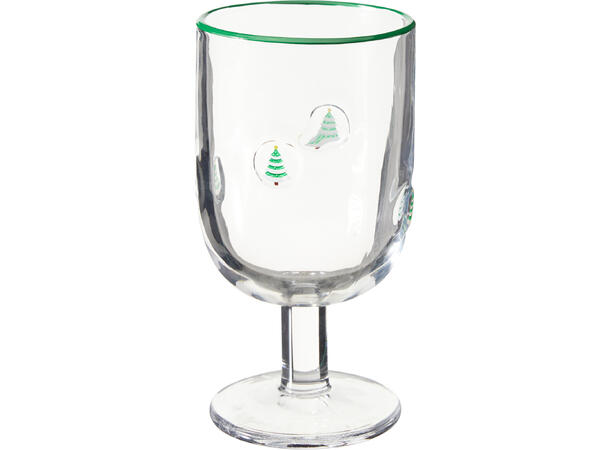 Vinglass m/julefigur 360ml 8,5x16cm 4ass Materiale: Sodaglass | Vekt: 400g 