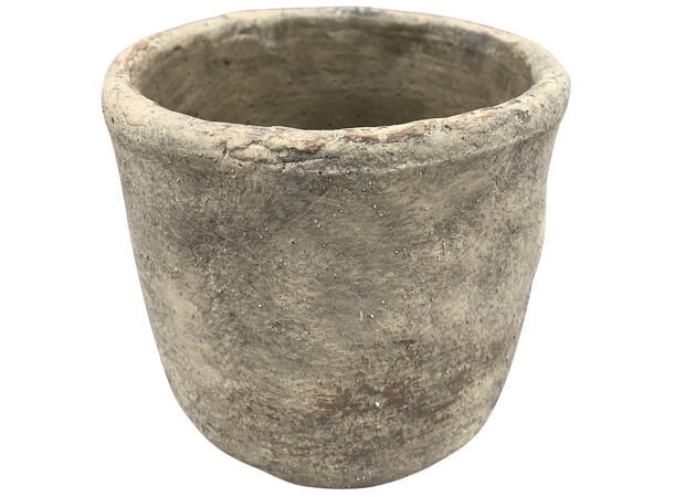 Blomsterpotte beige sement 13,5x12cm Forpk 12stk 