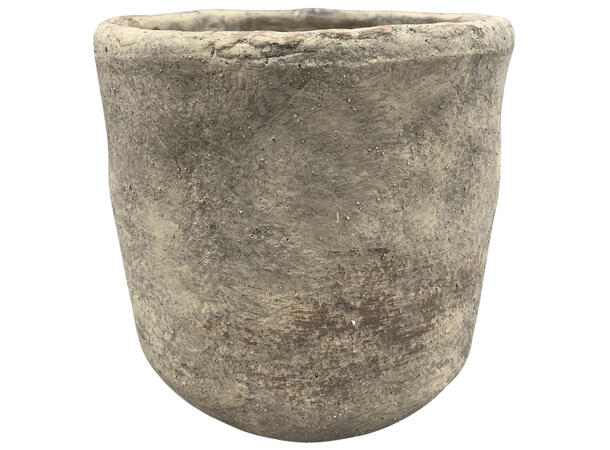 Blomsterpotte beige sement 13,5x12cm Forpk 12stk 
