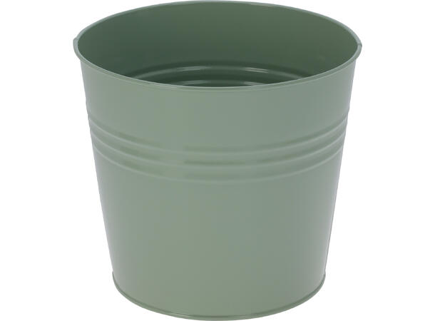 Blomsterpotte galvani. jern 13x11cm 5ass Vekt: 90g 