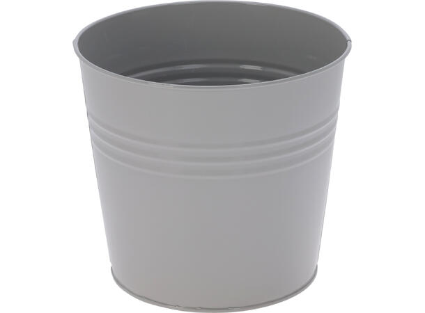 Blomsterpotte galvani. jern 13x11cm 5ass Vekt: 90g 