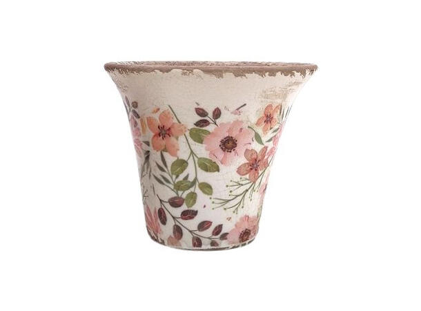 Blomsterpotte keramikk 12,5x12,5x11 cm Forpk 8stk 