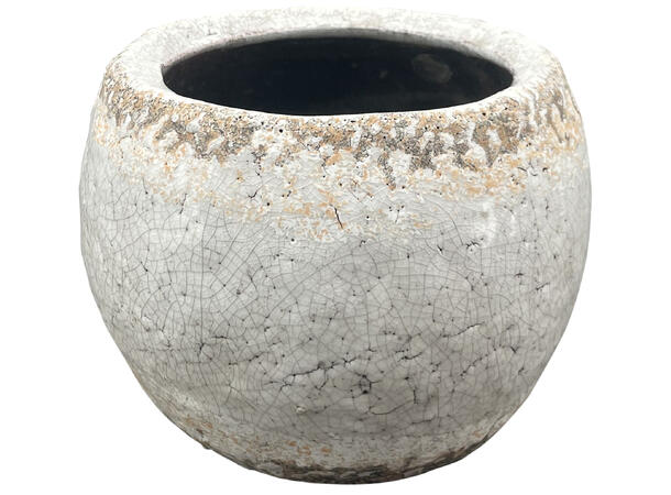 Blomsterpotte krem terracotta 15x11,5cm Forpk 8stk 