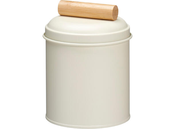 Boks m/lokk pastell 11x11x16cm 4ass Håndtak i bambus Forpakning: 12stk 