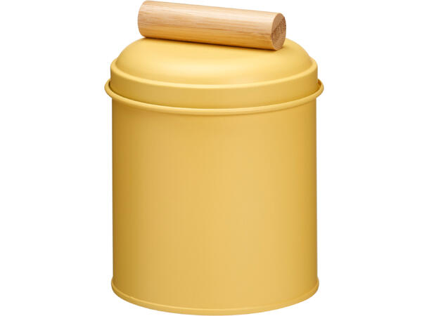 Boks m/lokk pastell 11x11x16cm 4ass Håndtak i bambus Forpakning: 12stk 