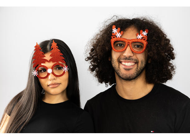 Brille funny m/reinsdyr 