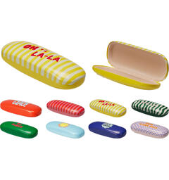 Brilleetui 16x6x4cm 8ass tekster Display 16stk