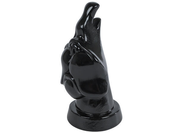 Brillestativ holder sort 15x8x8cm Polystone 