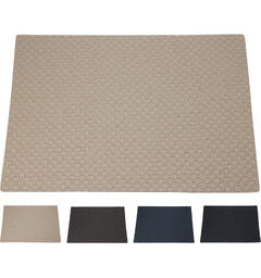 Dekkebrikke PU filt bakside 43x30cm 4ass Forpk 12stk