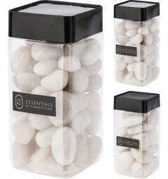 Dekor hvit stein 850g 2ass 1-2cm, 2-3cm