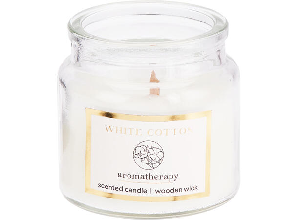 Duftlys glass treveke 6x6cm 2stk 6ass Forpk 12stk Brenntid 8t 