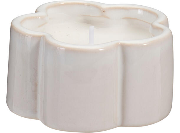 Duftlys i porselenblomst 7x4cm 5ass Forpk 20stk 