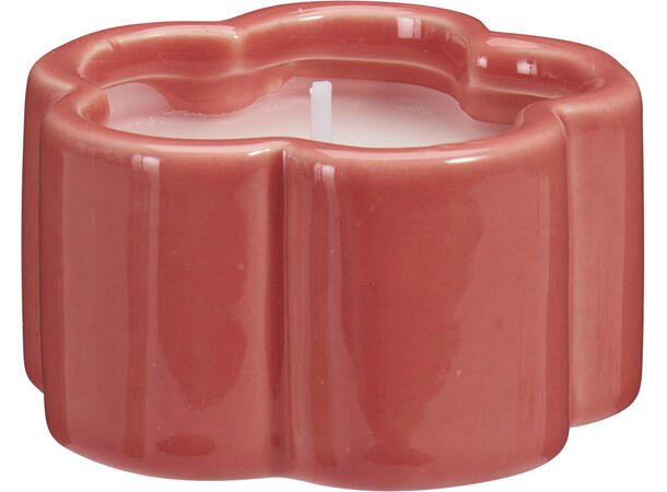 Duftlys i porselenblomst 7x4cm 5ass Forpk 20stk 