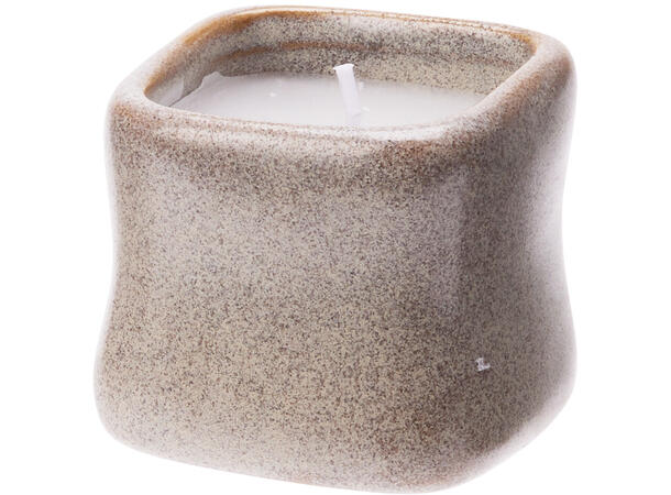 Duftlys porselen 6x6x5cm 4ass Display 12stk. Brenntid 5 timer 