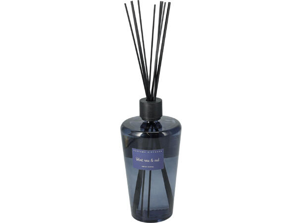 Duftolje 500ml med 8 pinner 4ass Pakket i display med tester. 10% duft 