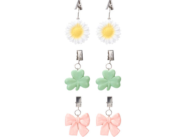 Duklodd blomster 4,5x4,5cm 6stk 