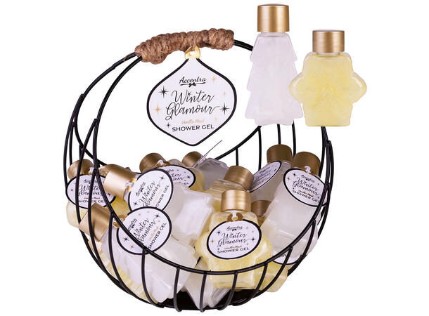Dusjsåpe 30ml Juletre Snøfnugg Vanilje Display 20stk kurvdisplay 