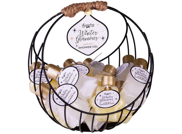 Dusjsåpe 30ml Juletre Snøfnugg Vanilje Display 20stk kurvdisplay 