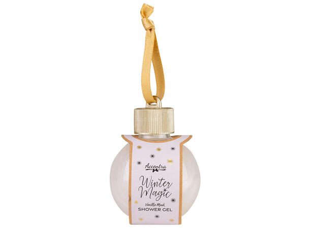 Dusjsåpe Winter Magic 60ml Vanilje Display 24stk i slede Vegansk u/SLES 