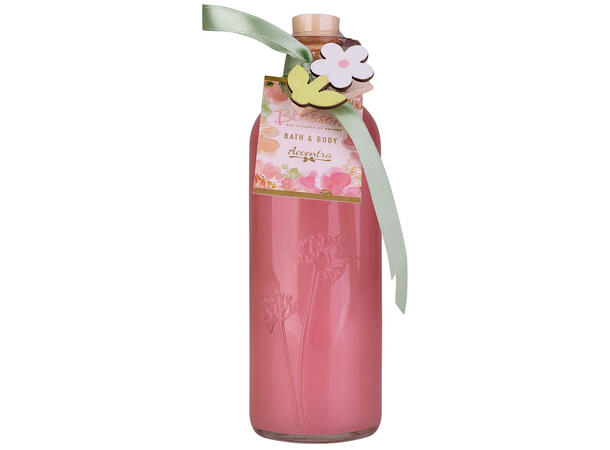 Dusjsåpe rosa Blossom 230ml flaske Forpk 6stk Vegansk U/parabener/SLES 