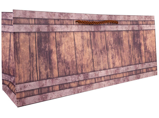 Gavepose til flaske 37x15,5x10 cm 4ass Forpk 12stk 