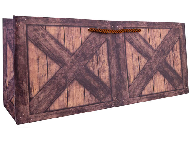 Gavepose til flaske 37x15,5x10 cm 4ass Forpk 12stk 