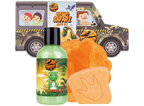Gavesett 3 deler Dinosaur SUV Epleduft Forpk 6stk 