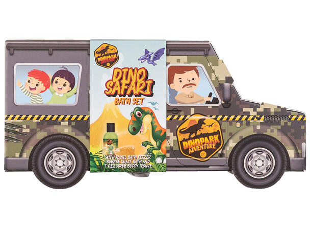 Gavesett 3 deler Dinosaur SUV Epleduft Forpk 6stk 