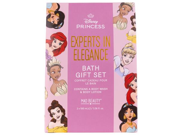 Gavesett Disney Princess dusj/loition Forpk 6stk Vegansk Uten parabener/SLES 