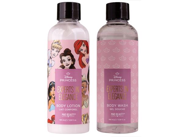 Gavesett Disney Princess dusj/loition Forpk 6stk Vegansk Uten parabener/SLES 