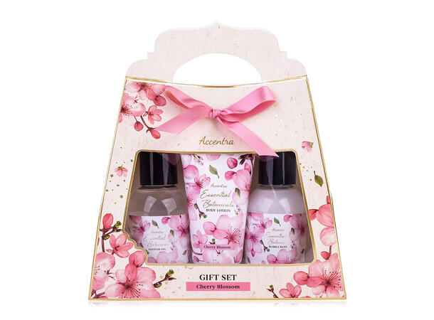 Gavesett Dusjsåpe skumbad lotion Cherry Vegansk Uten mineralolje og parabener 