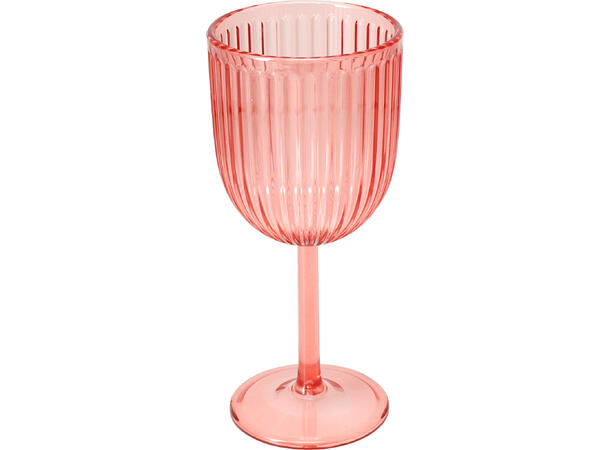 Glass stripet 17cm 250ml 4ass Forpk 24stk PP materiale 