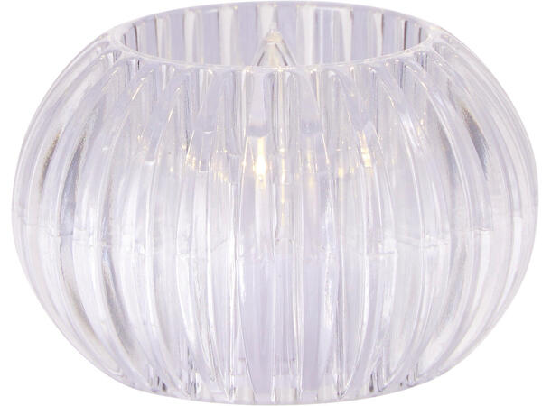 Gresskar LED mini akryl6x4cm varmhvit Display 12 stk Batteri inkl. 