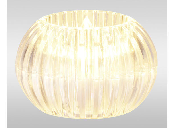 Gresskar LED mini akryl6x4cm varmhvit Display 12 stk Batteri inkl. 