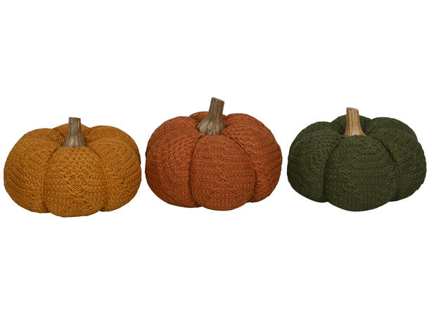 Gresskar stoff m/mangotre 15x13cm 3ass 