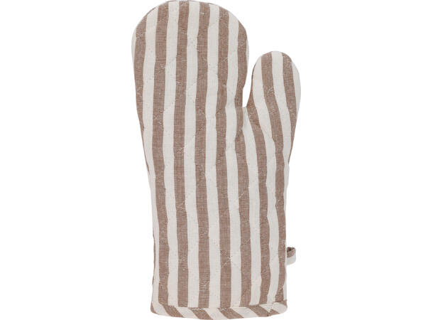 Grytevott bomull stripet 32x16cm 9ass Farger: sort, brun, sand 