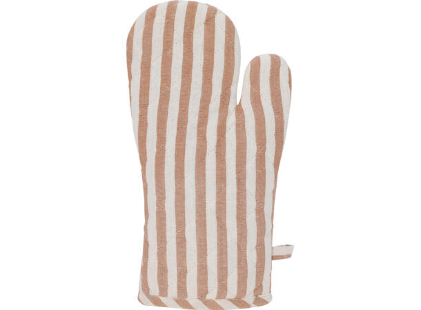 Grytevott bomull stripet 32x16cm 9ass Farger: sort, brun, sand 