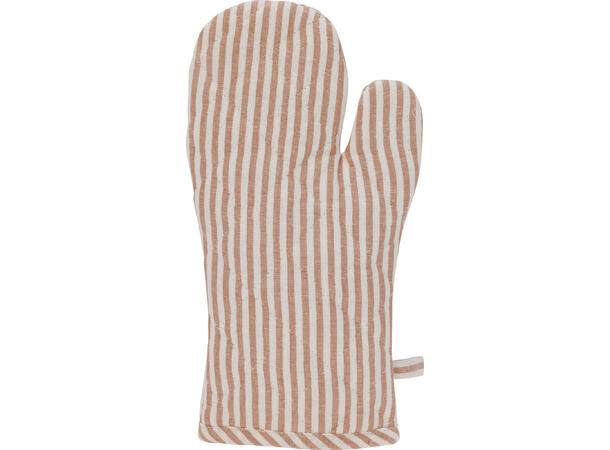Grytevott bomull stripet 32x16cm 9ass Farger: sort, brun, sand 